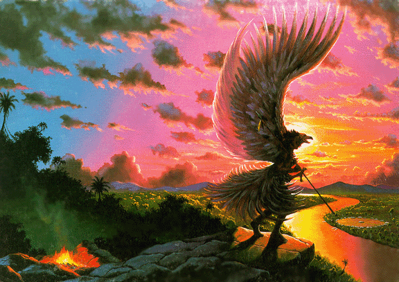 Shaman's flight, by Jeffrey K. Bedrick