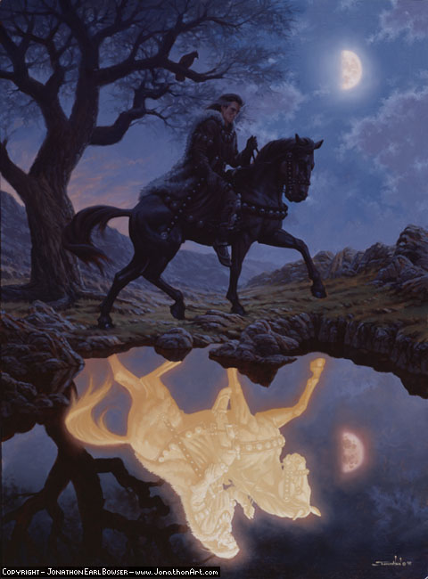 A dark knight, by Jonathon Earl Bowser