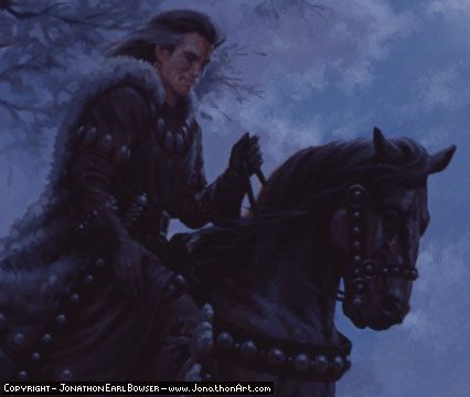 A dark knight, Night, by Jonathon Earl Bowser