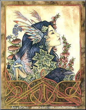 Morgan Le Fey, by Amy Brown