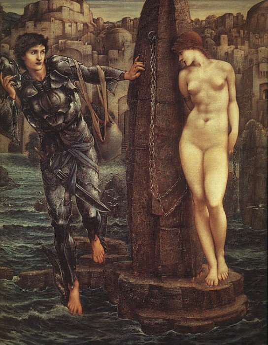 The rock of Doom, by Sir Edward Burne-Jones
