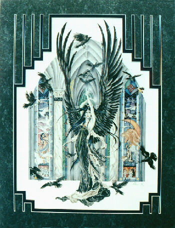 Faery of ravens, by Nn 'Tina' Thomas