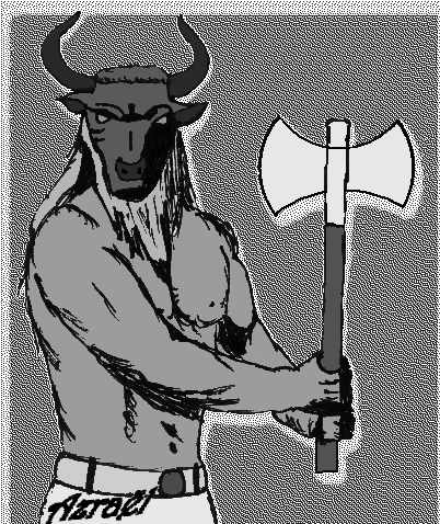 Minotaur, by Azral