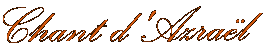 Chant d'Azral